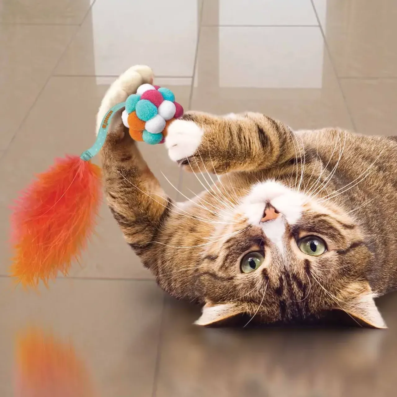 KONG Cat Active Bubble Ball kattelegetøj